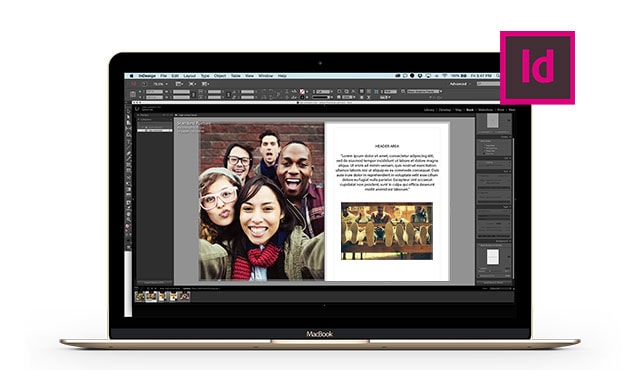 Adobe InDesign - Professionelles Design-Tool, um Ihr Jahrbuch erstellen zu können