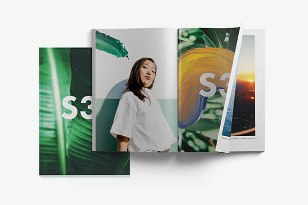 Zeitschrift mit Flickr-Fotos